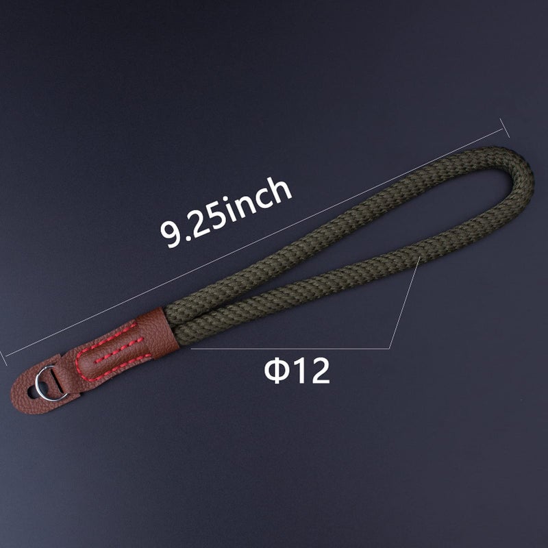 VKO Camera Wrist Strap,Hand Strap lanyard for DSLR SLR Mirrorless Camera Rope Adjustable Safety Strap(Green) - Image 3